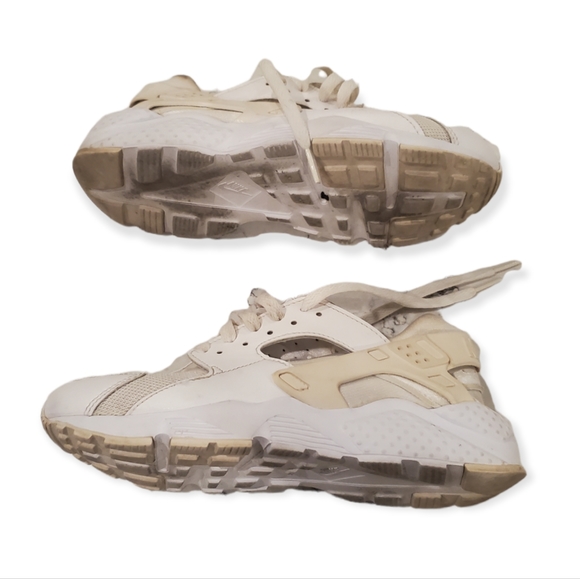 Youth Nike Air Huarache Run Triple size 7Y color sand/white - Picture 4 of 4